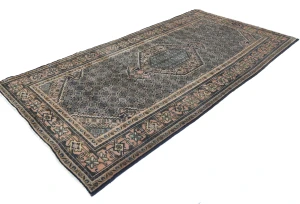 Semi Antique Plum Traditional 5X10 Ardabil Persian Rug