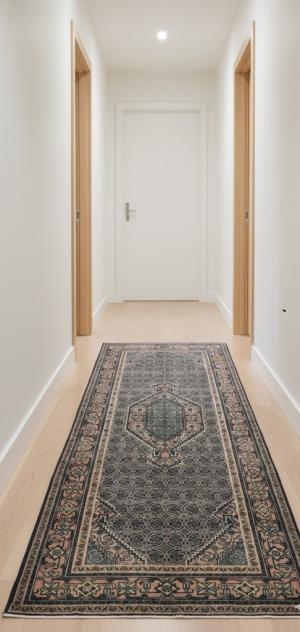 Semi Antique Plum Traditional 5X10 Ardabil Persian Rug