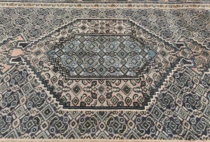 Semi Antique Plum Traditional 5X10 Ardabil Persian Rug