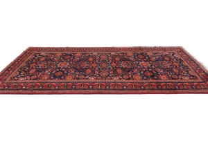 Vintage Floral Traditional 5X11 Hamedan Persian Runner Rug