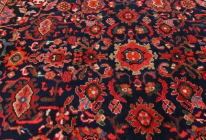 Vintage Floral Traditional 5X11 Hamedan Persian Runner Rug