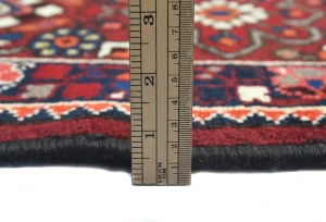 Vintage Red Floral 10X12 Bakhtiari Persian Rug