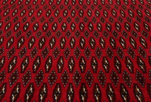 Vintage Red Tribal 8X11 Turkoman Persian Rug