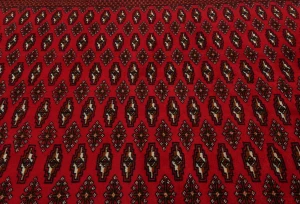 Vintage Red Tribal 8X11 Turkoman Persian Rug