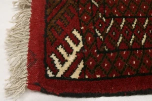 Red Tribal 2X10 Turkoman Persian Runner Rug