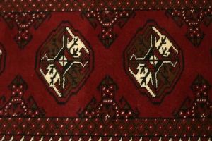 Red Tribal 2X10 Turkoman Persian Runner Rug