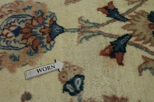 Vintage Cream Classic 7X10 Tabriz Persian Rug