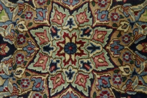 Vintage Red Floral 10X14 Kerman Persian Rug