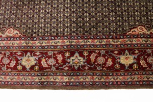 Raw Umber Tribal 6'5X10 Koliaie Persian Rug