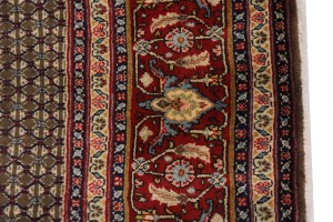Raw Umber Tribal 6'5X10 Koliaie Persian Rug