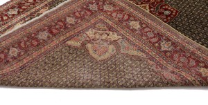 Raw Umber Tribal 6'5X10 Koliaie Persian Rug