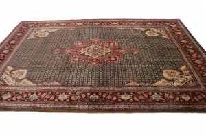 Raw Umber Tribal 6'5X10 Koliaie Persian Rug