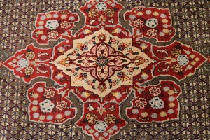 Raw Umber Tribal 6'5X10 Koliaie Persian Rug