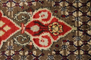 Raw Umber Tribal 6'5X10 Koliaie Persian Rug