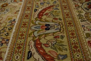 Orange Semi Antique Classic 6'4X9'7 Tabatabaei Persian Oriental Rug