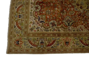Orange Semi Antique Classic 6'4X9'7 Tabatabaei Persian Oriental Rug