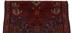 Red Tribal 3X5 Shiraz Persian Rug