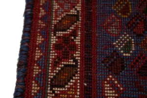 Red Tribal 3X5 Shiraz Persian Rug