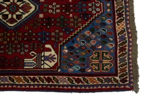 Red Tribal 3X5 Shiraz Persian Rug