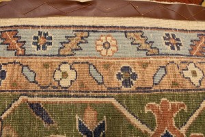 Beige Floral 13X19 Heriz Sultanabad Persian Rug