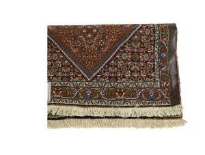 Orange Floral 2'5X2'9 Bidjar Persian Square Rug