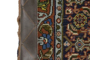 Orange Floral 2'5X2'9 Bidjar Persian Square Rug