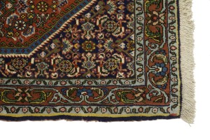 Orange Floral 2'5X2'9 Bidjar Persian Square Rug