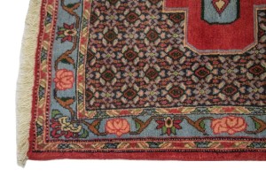 Vintage Floral 3X13'5 Bidjar Persian Runner Rug
