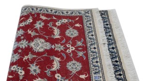 Vintage Red Floral 3X5 Nain Persian Rug