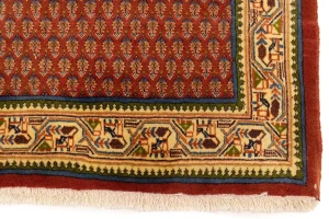 Semi Antique Tribal Rusty Red 3'7X9'8 Botemir Persian Runner Rug