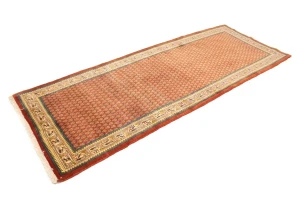 Semi Antique Tribal Rusty Red 3'7X9'8 Botemir Persian Runner Rug