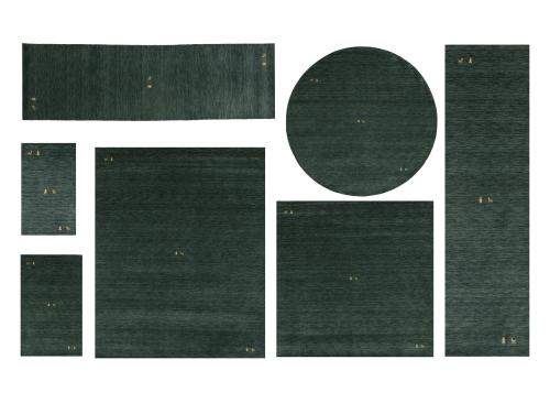 Dark Green Pictorial Gabbeh Modern Rug in All Size