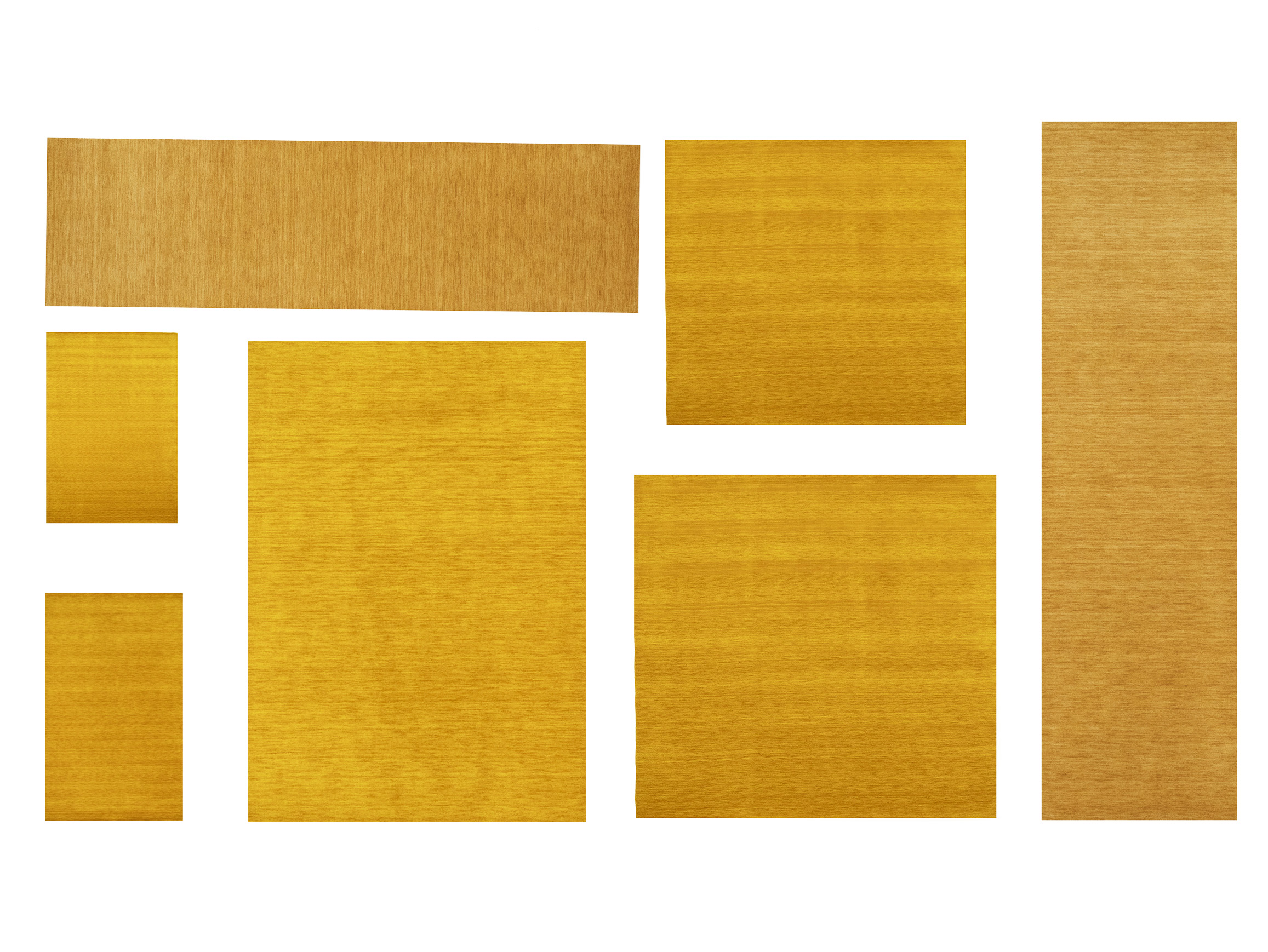 Marigold Solid Gabbeh Modern Rug in All Size - Image 1