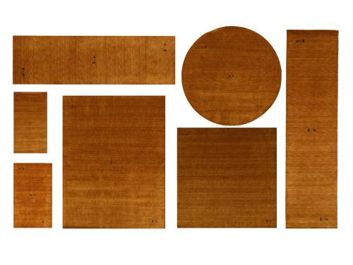 Orange Pictorial Gabbeh Modern Rug in All Size