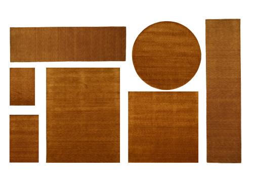 Orange Solid Gabbeh Modern Rug in All Size