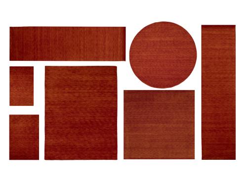Orange Red Solid Gabbeh Modern Rug in All Size