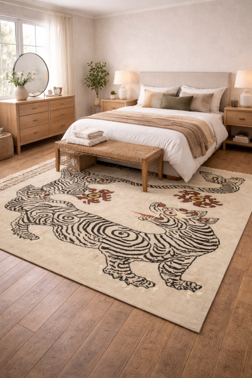 Beige Tribal 6X8 Fine Nepali Oriental Rug