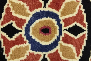 Orange Pictorial Tribal 5X7 Fine Nepali Oriental Rug