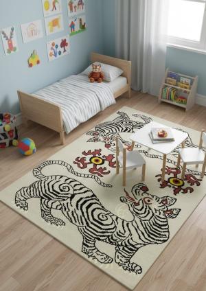 Beige Tribal 5X8 Fine Nepali Oriental Rug