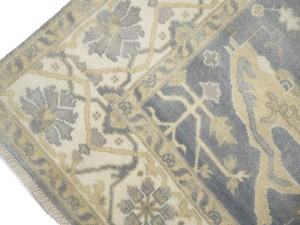 Gray Floral 8X16 Oushak Oriental Rug