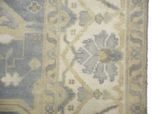 Gray Floral 8X16 Oushak Oriental Rug