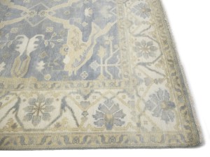 Gray Floral 8X16 Oushak Oriental Rug