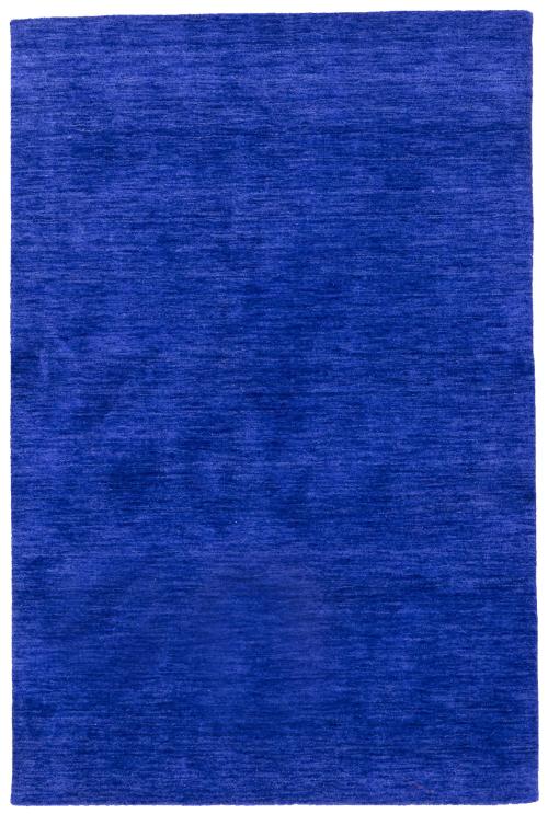 Royal Blue Solid Modern 4X6 Gabbeh Oriental Rug