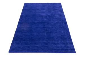Royal Blue Solid Modern 4X6 Gabbeh Oriental Rug