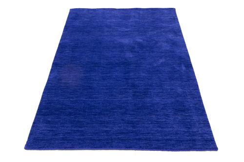 Royal Blue Solid Modern 4X6 Gabbeh Oriental Rug