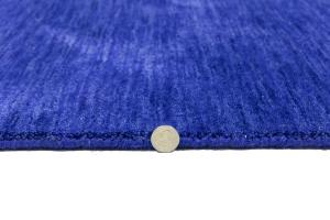 Royal Blue Solid Modern 4X6 Gabbeh Oriental Rug