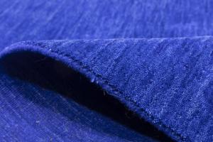 Royal Blue Solid Modern 4X6 Gabbeh Oriental Rug