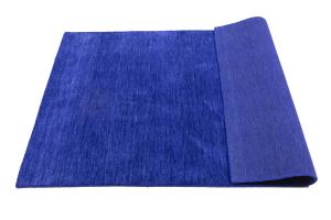Royal Blue Solid Modern 4X6 Gabbeh Oriental Rug