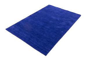Royal Blue Solid Modern 4X6 Gabbeh Oriental Rug