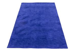 Royal Blue Solid Modern 4X6 Gabbeh Oriental Rug